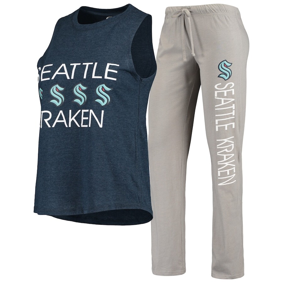 

Пижамный комплект Concepts Sport Seattle Kraken, синий