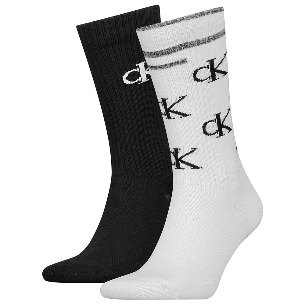 

Носки Calvin Klein Scattered Logo Crew 2 шт, разноцветный