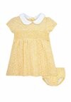

Платье из джерси DITSY FLORAL SMOCKED Jojo Maman Bébé, желтый