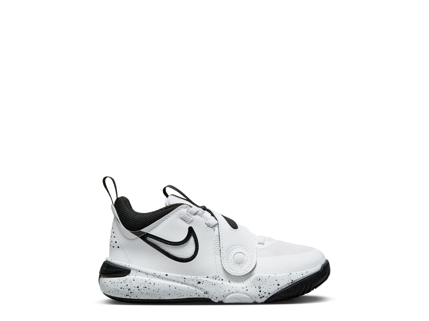 Кроссовки Nike Team Hustle D 11, белый/черный цена и фото