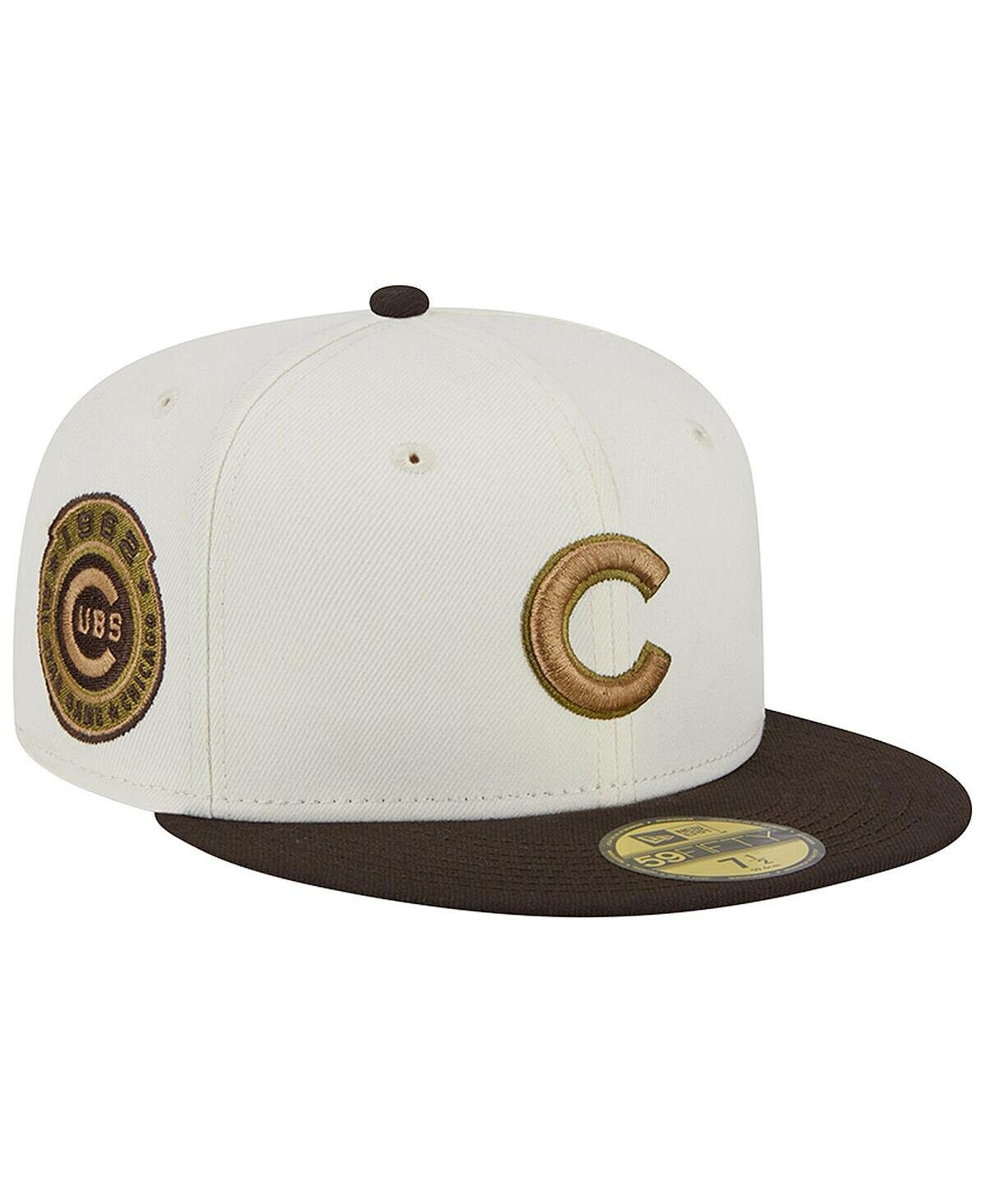 

Мужская белая, коричневая кепка с капюшоном Chicago Cubs, Матч всех звезд MLB 1962 59FIFTY New Era