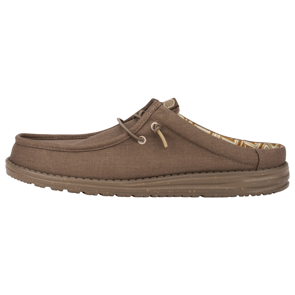 

Сандалии Heydude Wally Slip Canvas, цвет Walnut