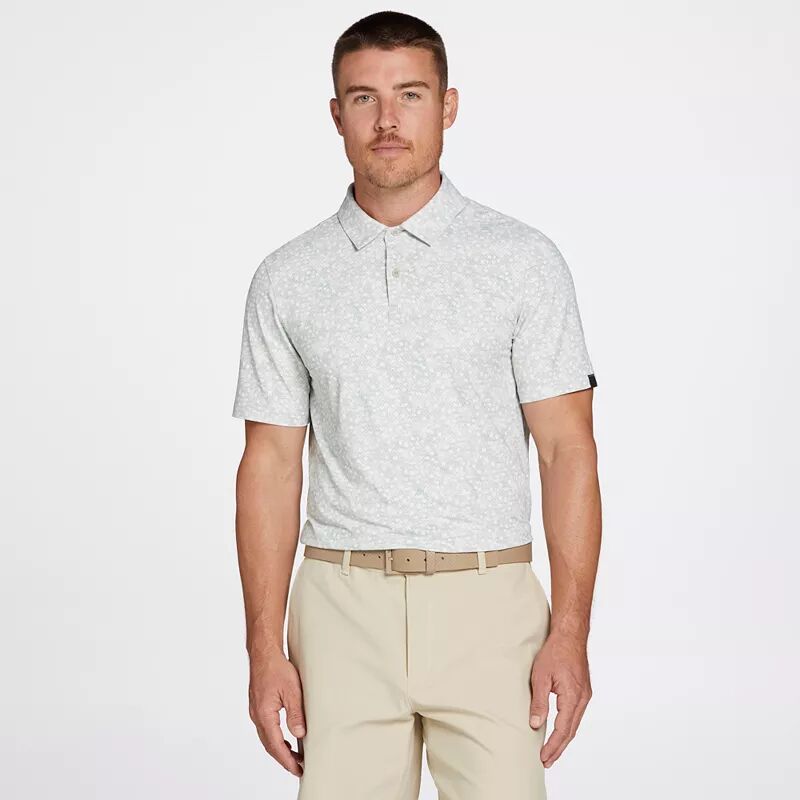 Мужская рубашка-поло для гольфа с сетчатой ​​текстурой Vrst фотографии