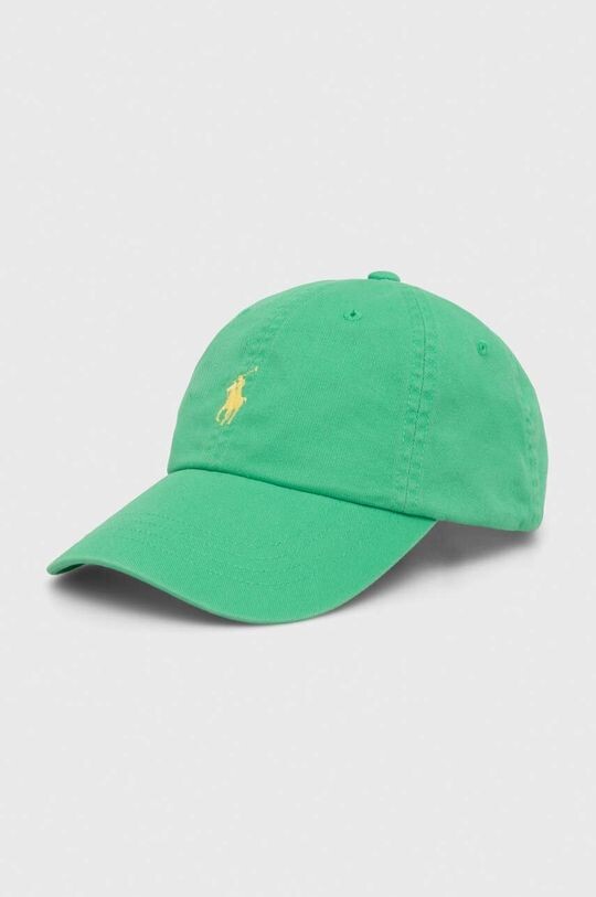 

Хлопковая бейсболка Polo Ralph Lauren, зеленый