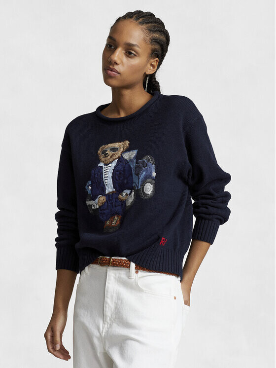

Свитер обычного кроя Polo Ralph Lauren, синий