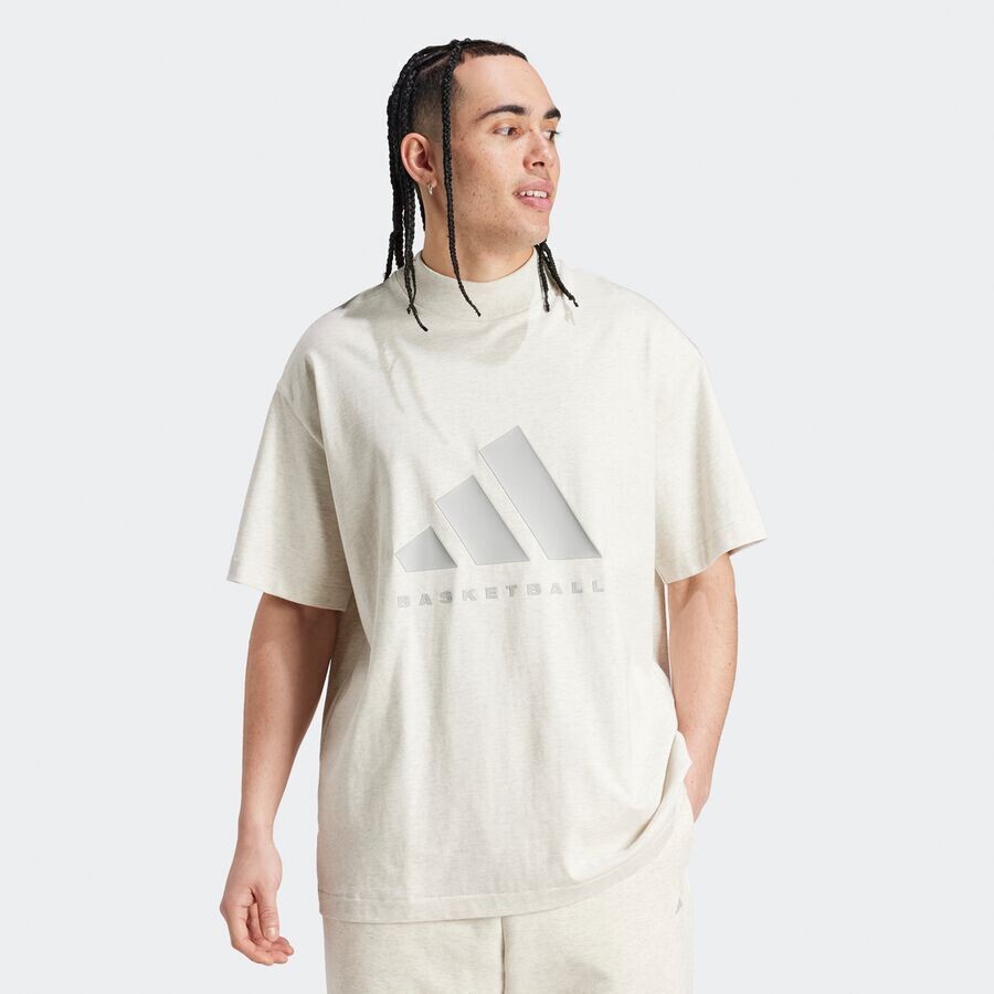 

Одна футболка из хлопкового джерси adidas Originals, цвет cream white mel.