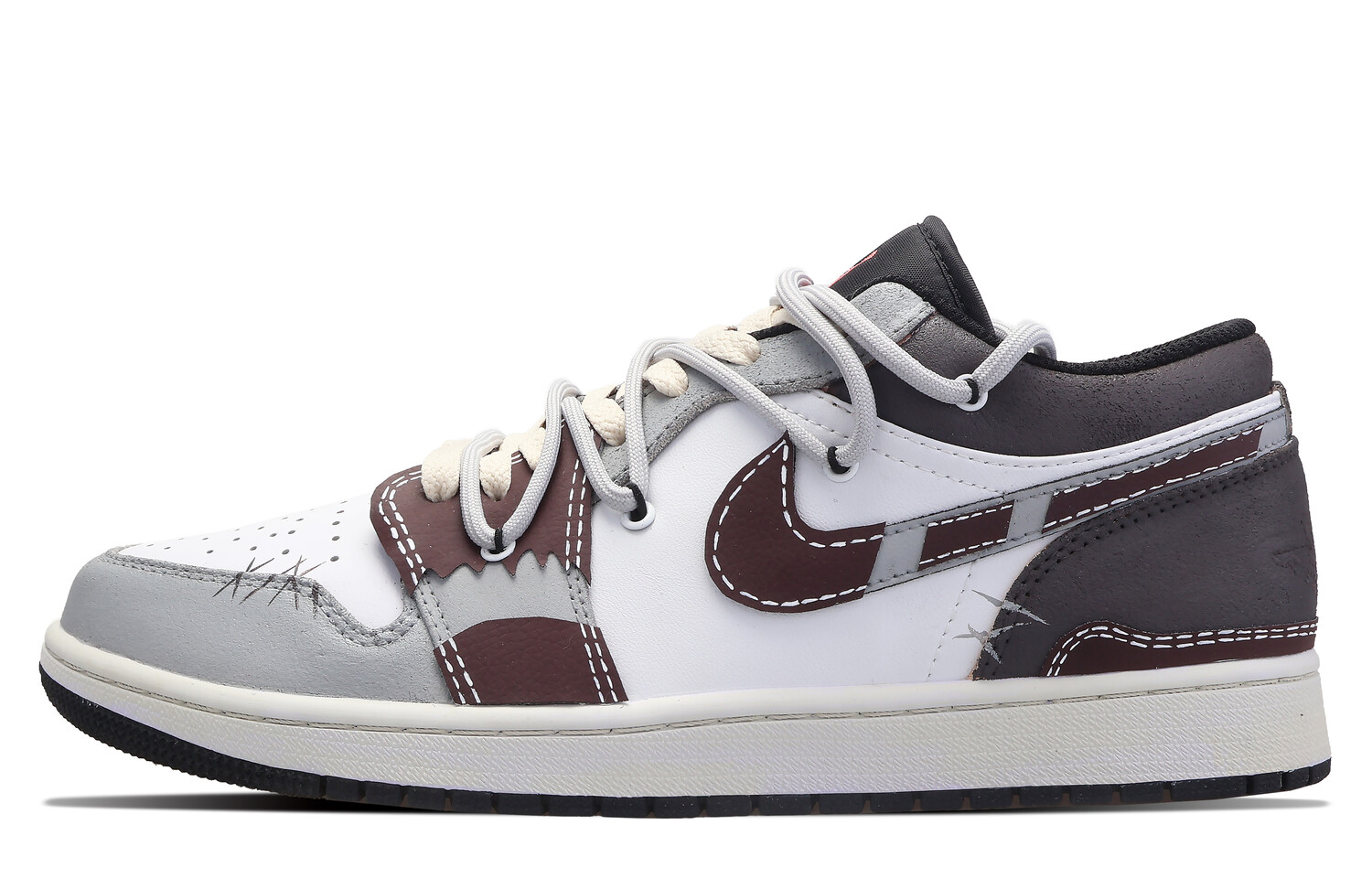 

Jordan Air Jordan 1 винтажные баскетбольные кроссовки женские, Gray/White