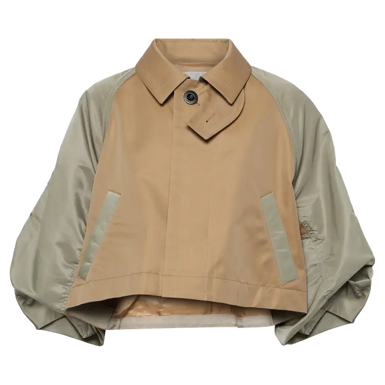 

Куртка Sacai Twill 'Beige/Khaki', загар