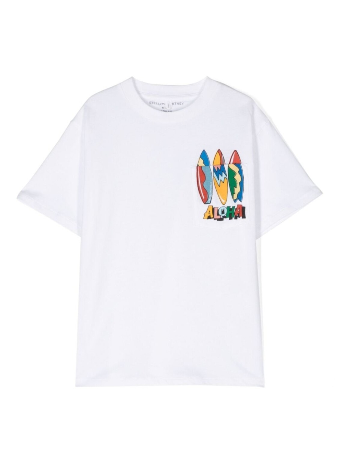 

Stella McCartney Kids футболка с принтом, белый