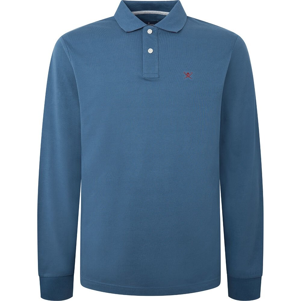 

Поло Hackett Slim Fit Logo, синий