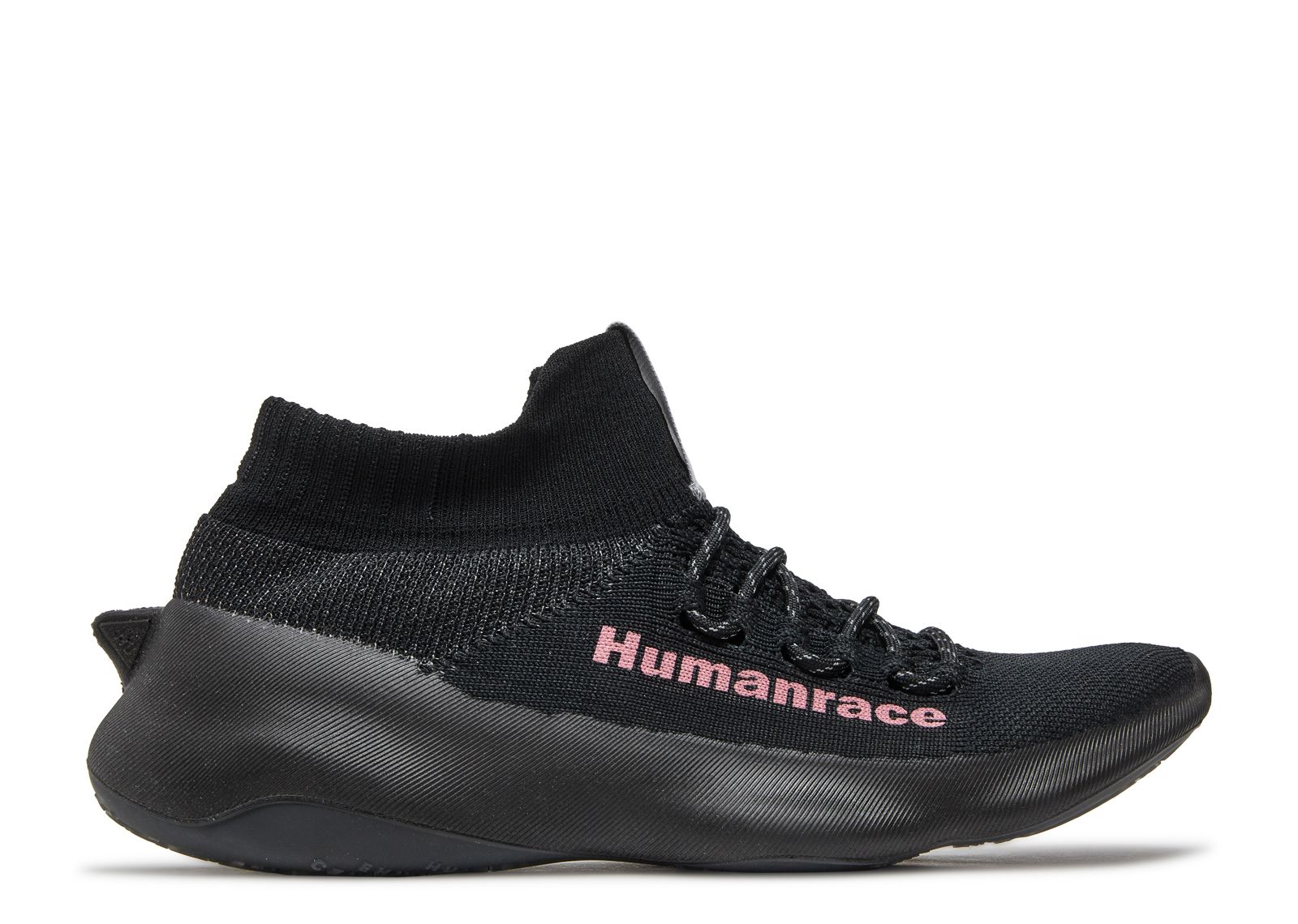 кроссовки adidas originals x pharrell williams human race sichona бордовый размер 38 5 eu Кроссовки adidas Pharrell X Human Race Sichona 'Black Shock Pink', черный