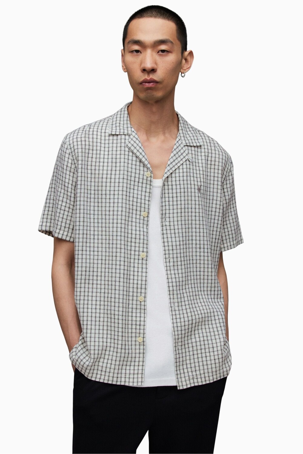 

Белая рубашка AllSaints Shannon All Saints, белый