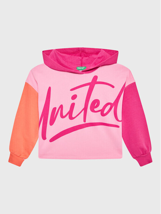 

Толстовка обычного кроя United Colors Of Benetton, розовый