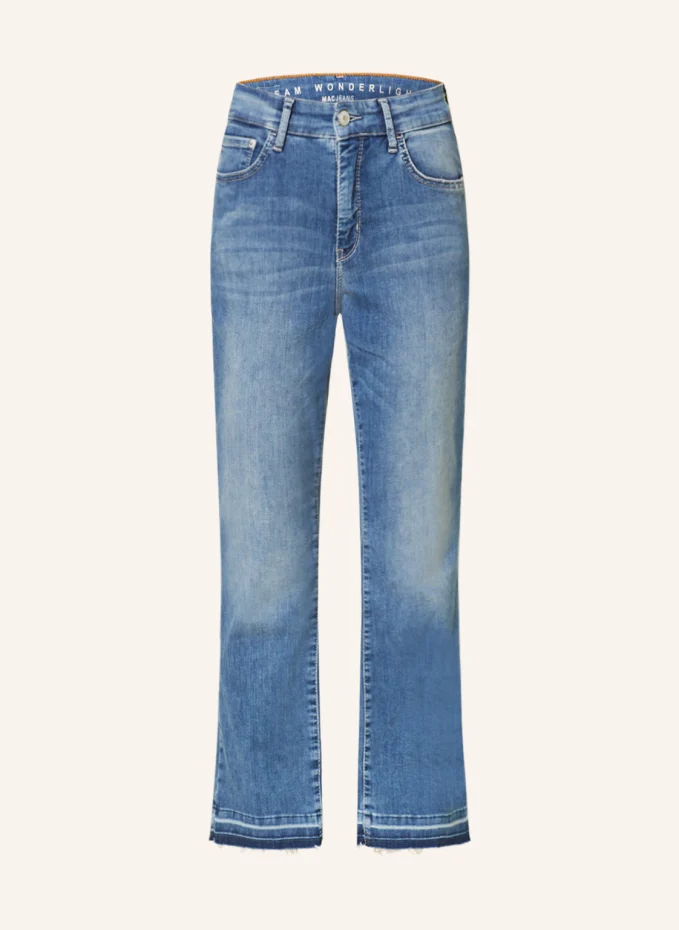 Расклешенные джинсы dream kick Mac, синий