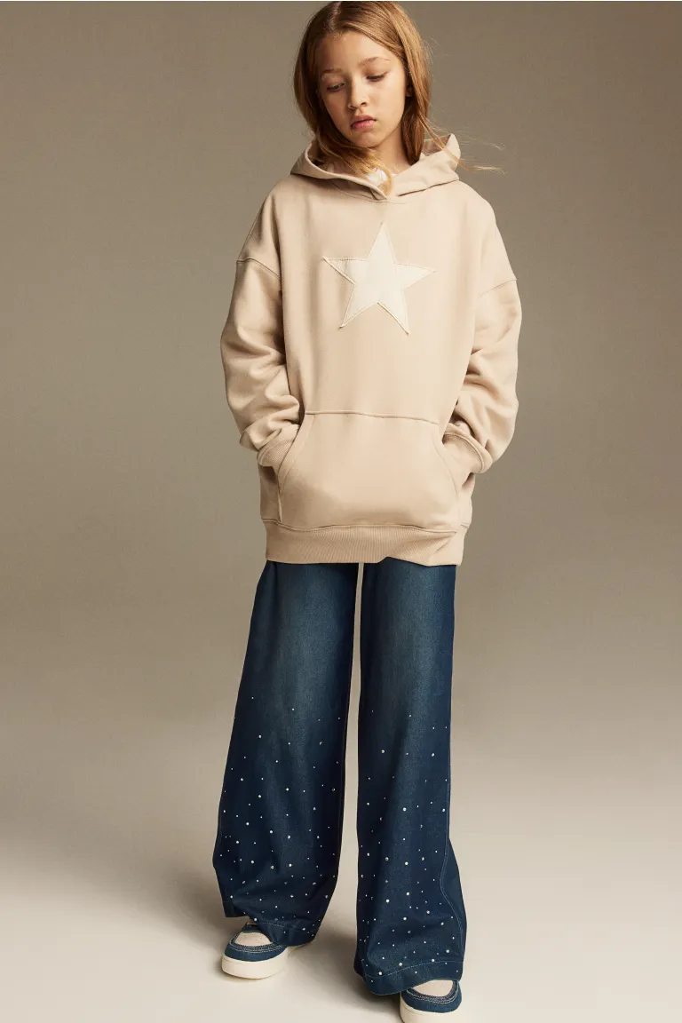

Широкие брюки H&M, синий