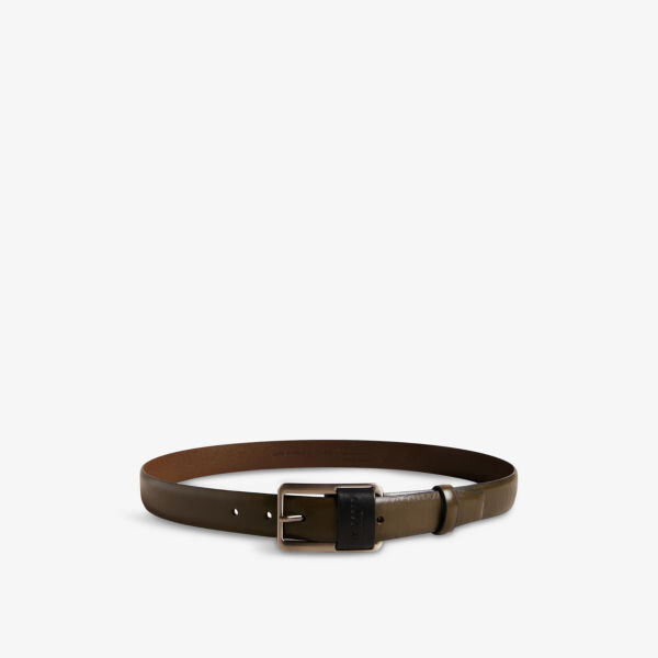 

Кожаный ремень Koen с тисненым логотипом Ted Baker, цвет brn-choc