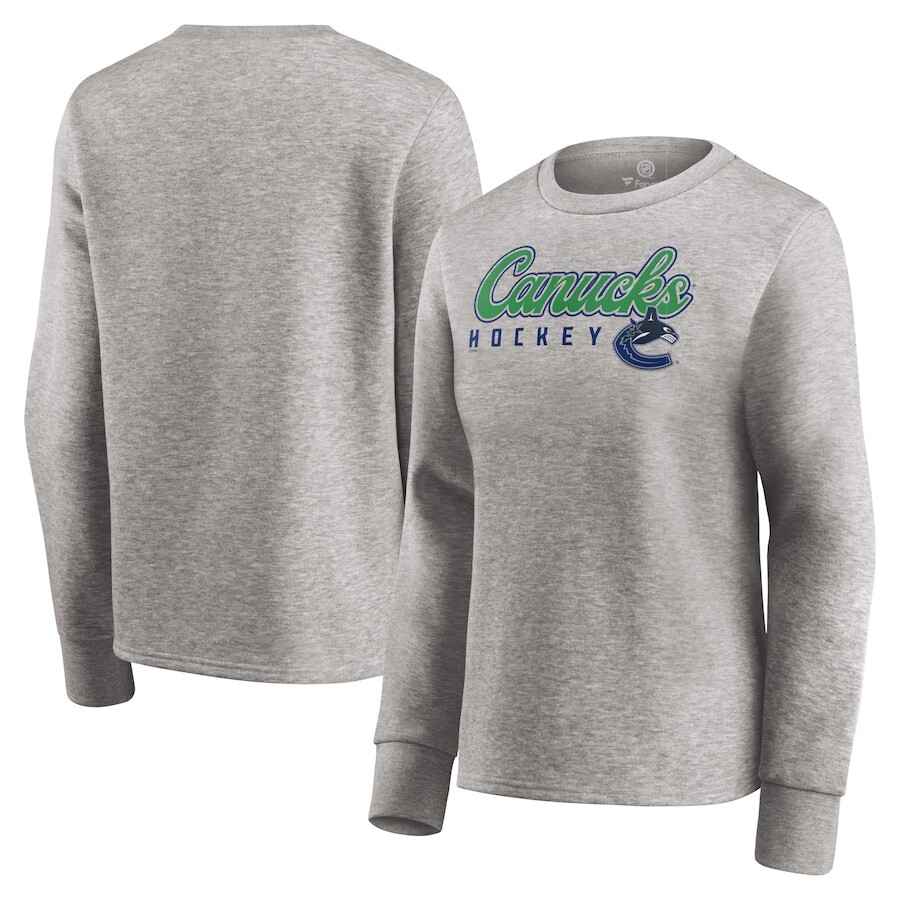 

Толстовка Fanatics Branded Vancouver Canucks, серый