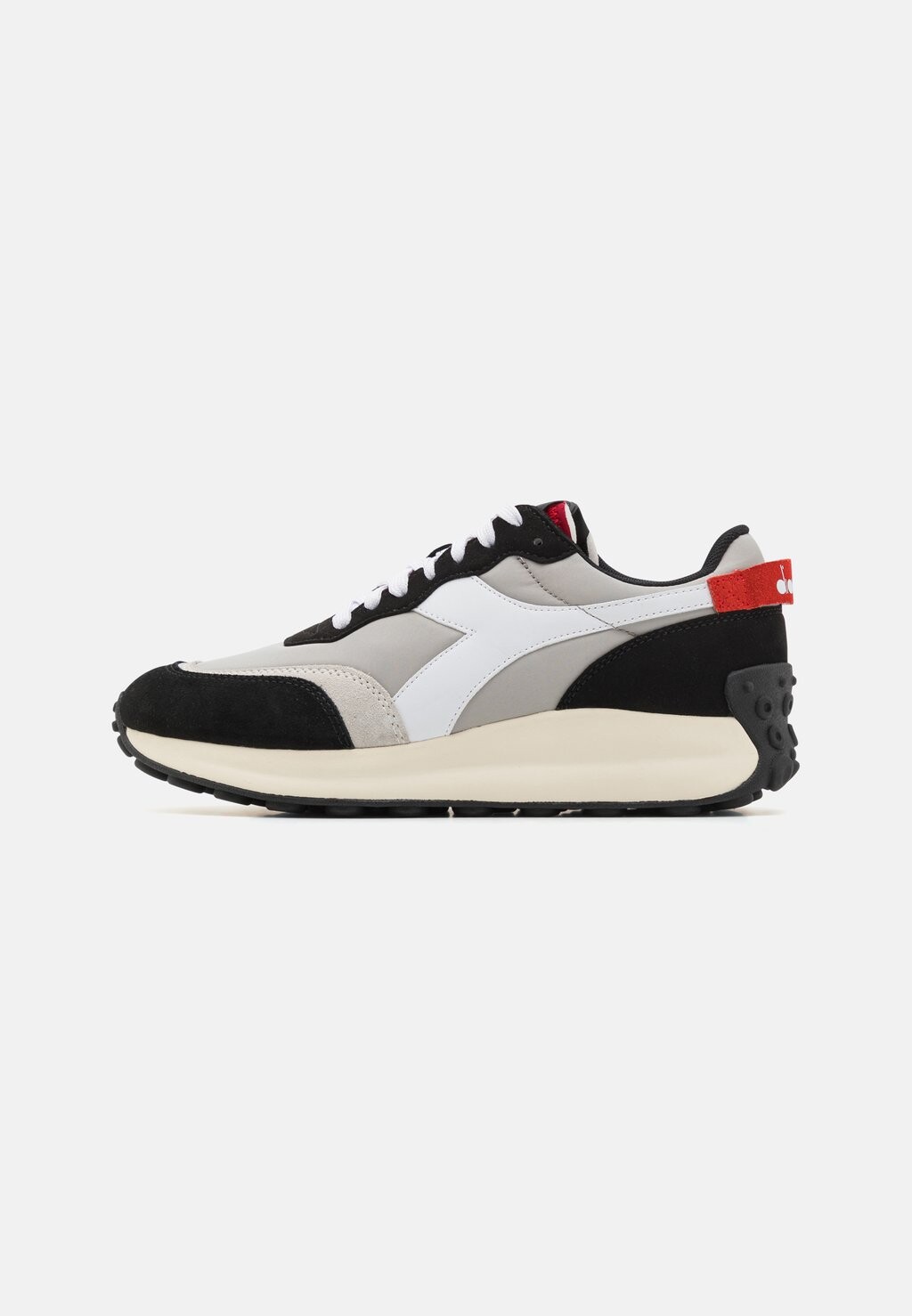 

Кроссовки низкие RACE UNISEX Diadora, цвет ultimate gray/black