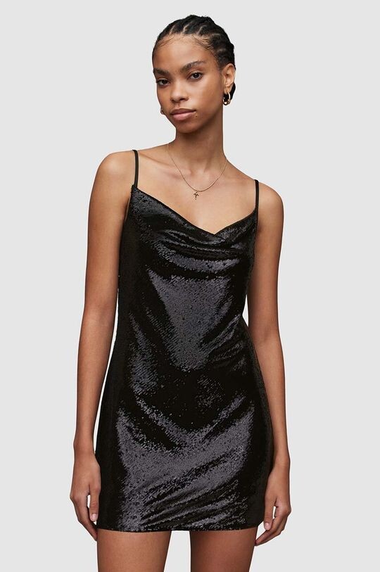 

Платье Haddi AllSaints, черный