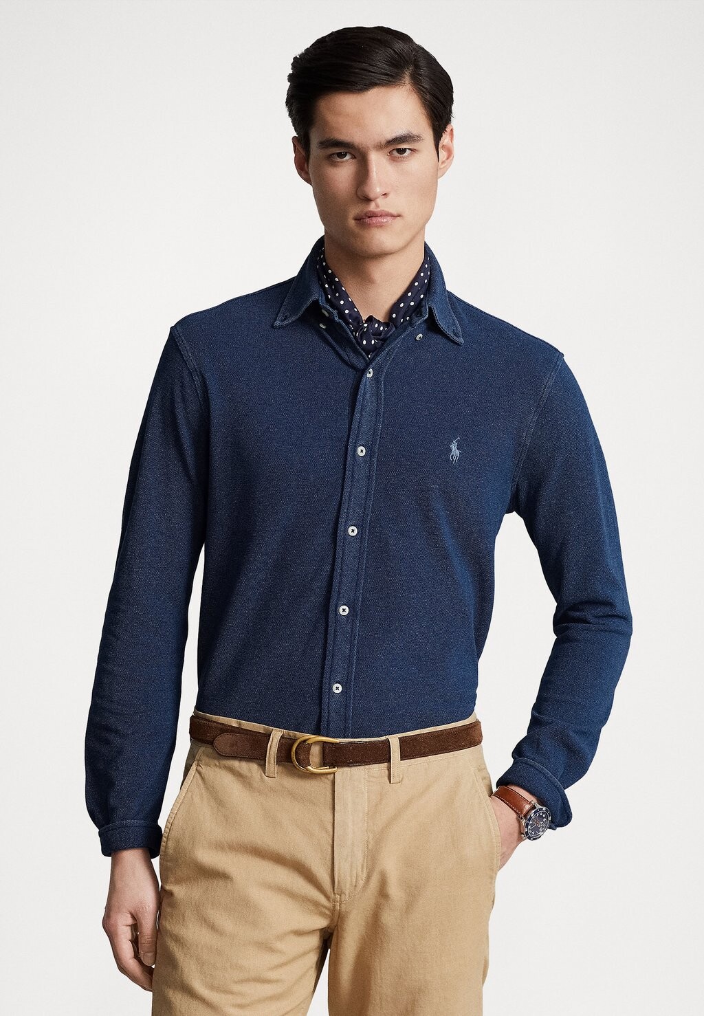 

Рубашка LONG SLEEVE Polo Ralph Lauren, темный индиго