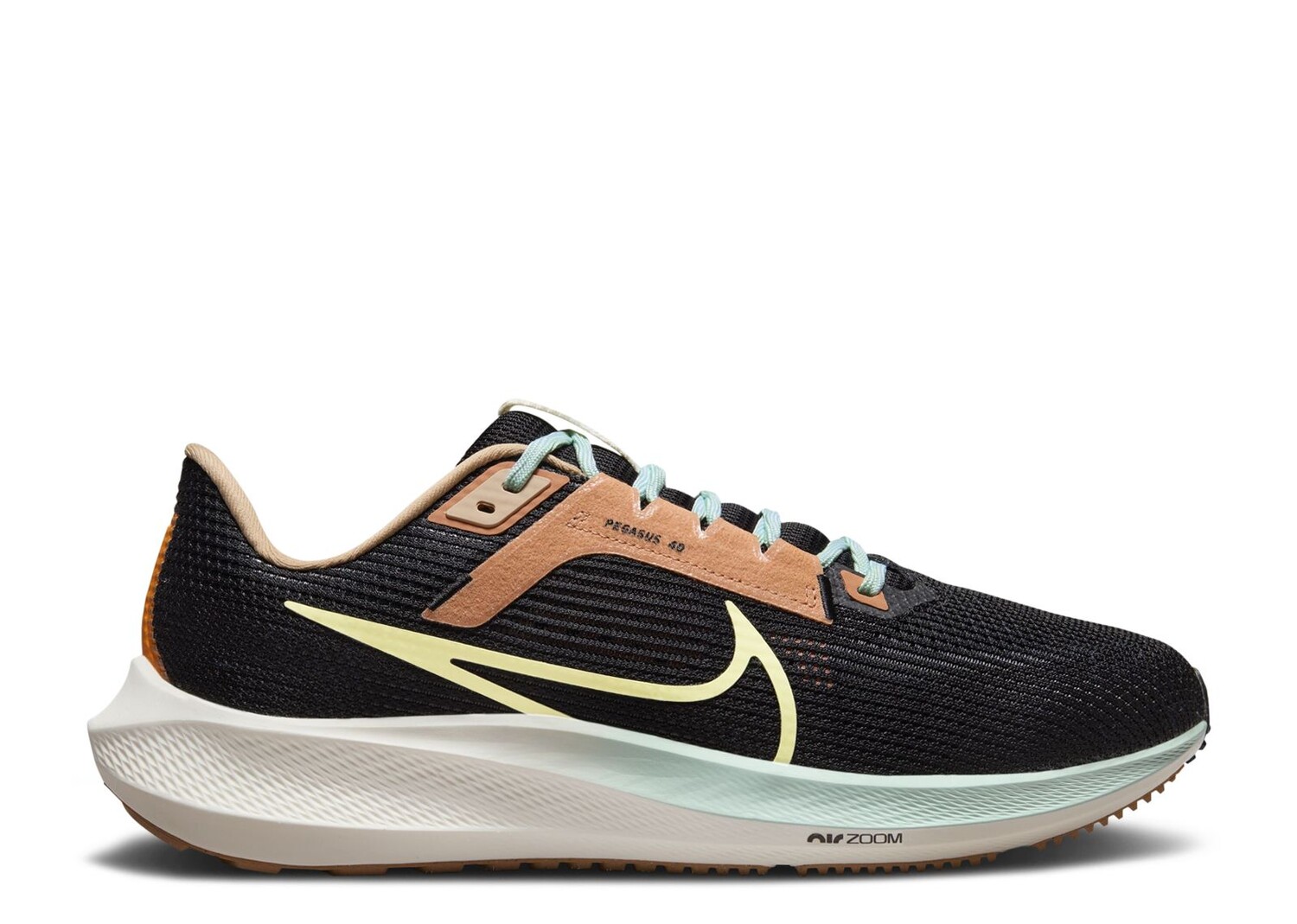 

Кроссовки Nike Air Zoom Pegasus 40 'Black Citron Jade', черный