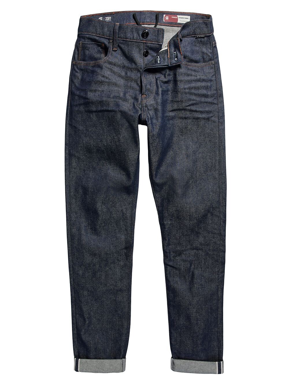 

Узкие брюки с кромкой Basic 3301 G-Star RAW