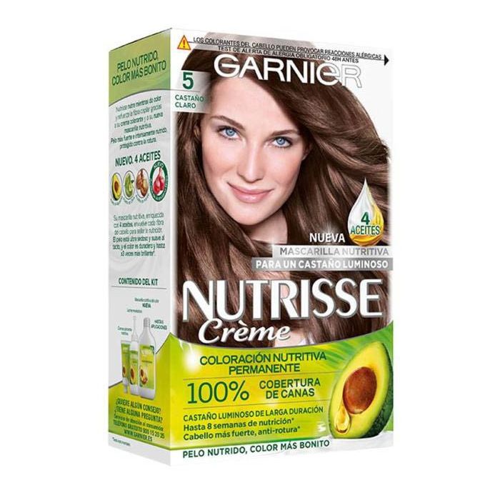 цена Краска для волос Nutrisse Tinte Capilar Garnier, 5 - Castaño Claro