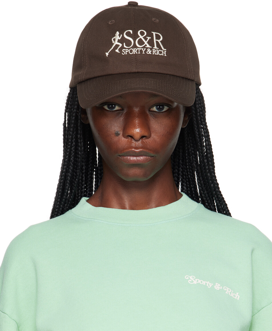 

SSENSE Эксклюзивная коричневая кепка Sporty & Rich