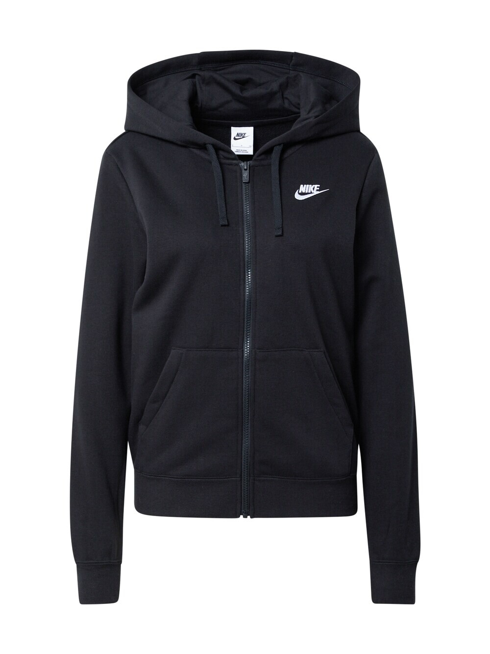 

Толстовка на молнии Nike Club Fleece, черный