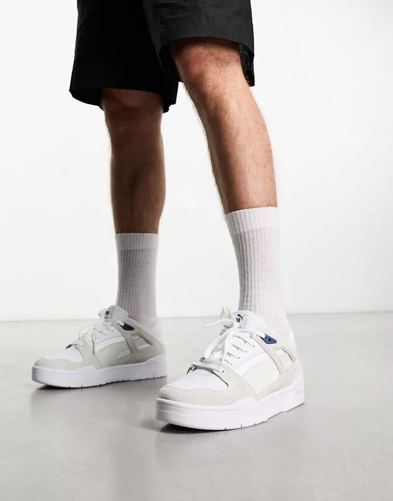

Бело-синие кроссовки PUMA Slipstream