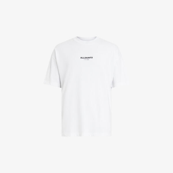 

Футболка свободного кроя из органического хлопка с принтом логотипа Subverse Allsaints, белый