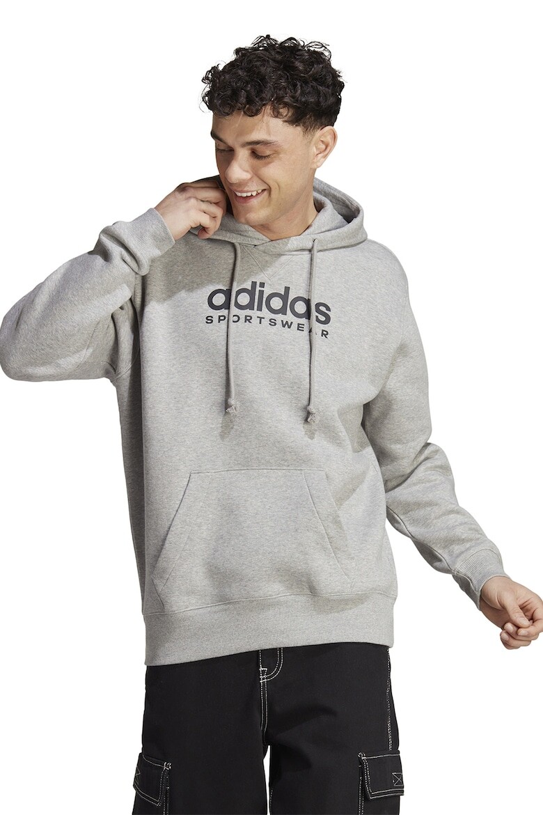 

Толстовка с логотипом и карманом-кенгуру Adidas Sportswear, серый