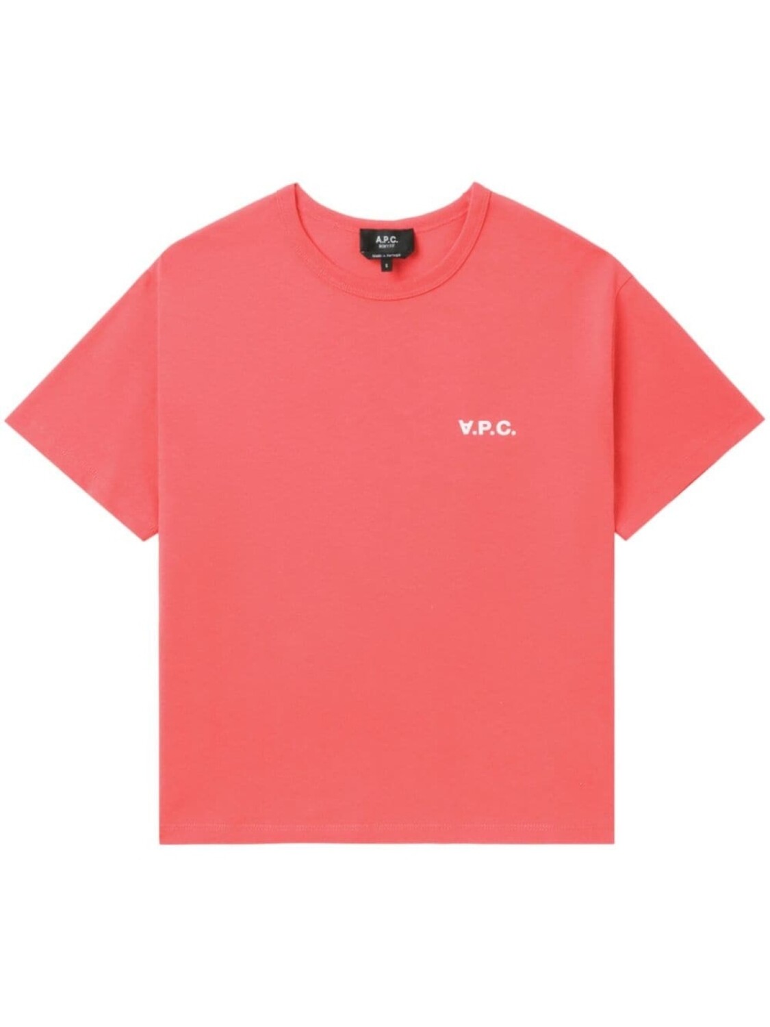

A.P.C. футболка с логотипом, розовый