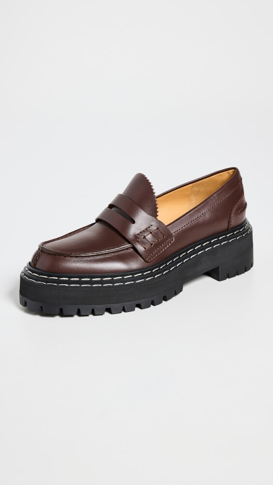 

Лоферы Proenza Schouler Lug Sole Platform, коричневый