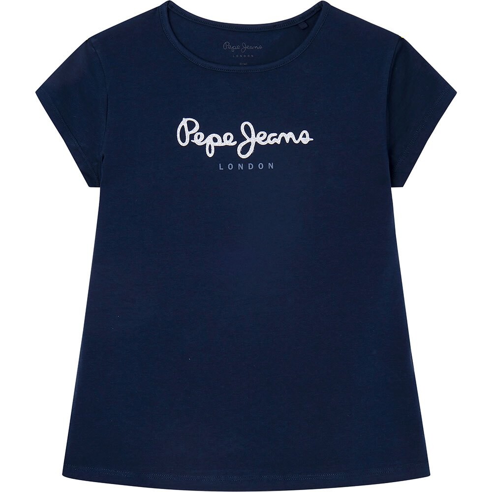 

Футболка с коротким рукавом Pepe Jeans Hana Glitter, синий