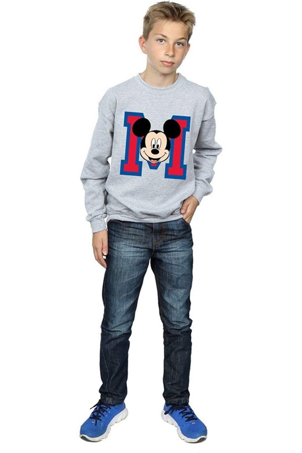 цена Толстовка с лицом Микки Мауса Disney, серый