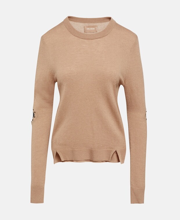 

Шерстяной джемпер Zadig&Voltaire, цвет Tan