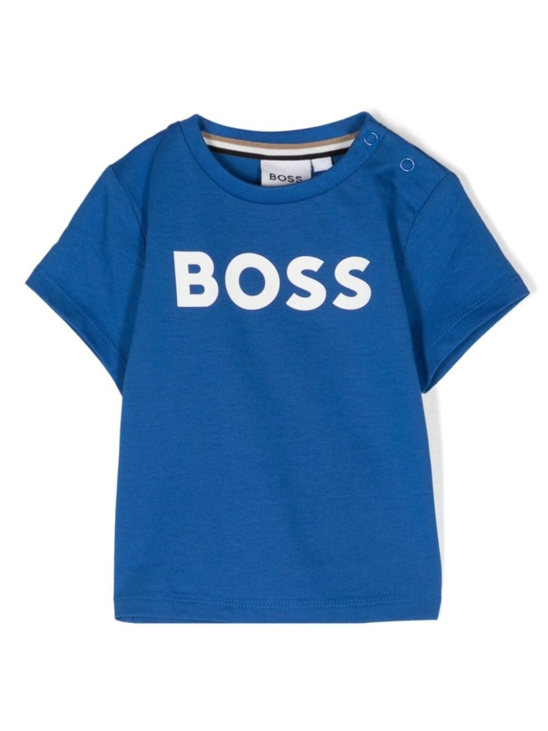 

BOSS Kidswear футболка с логотипом, синий