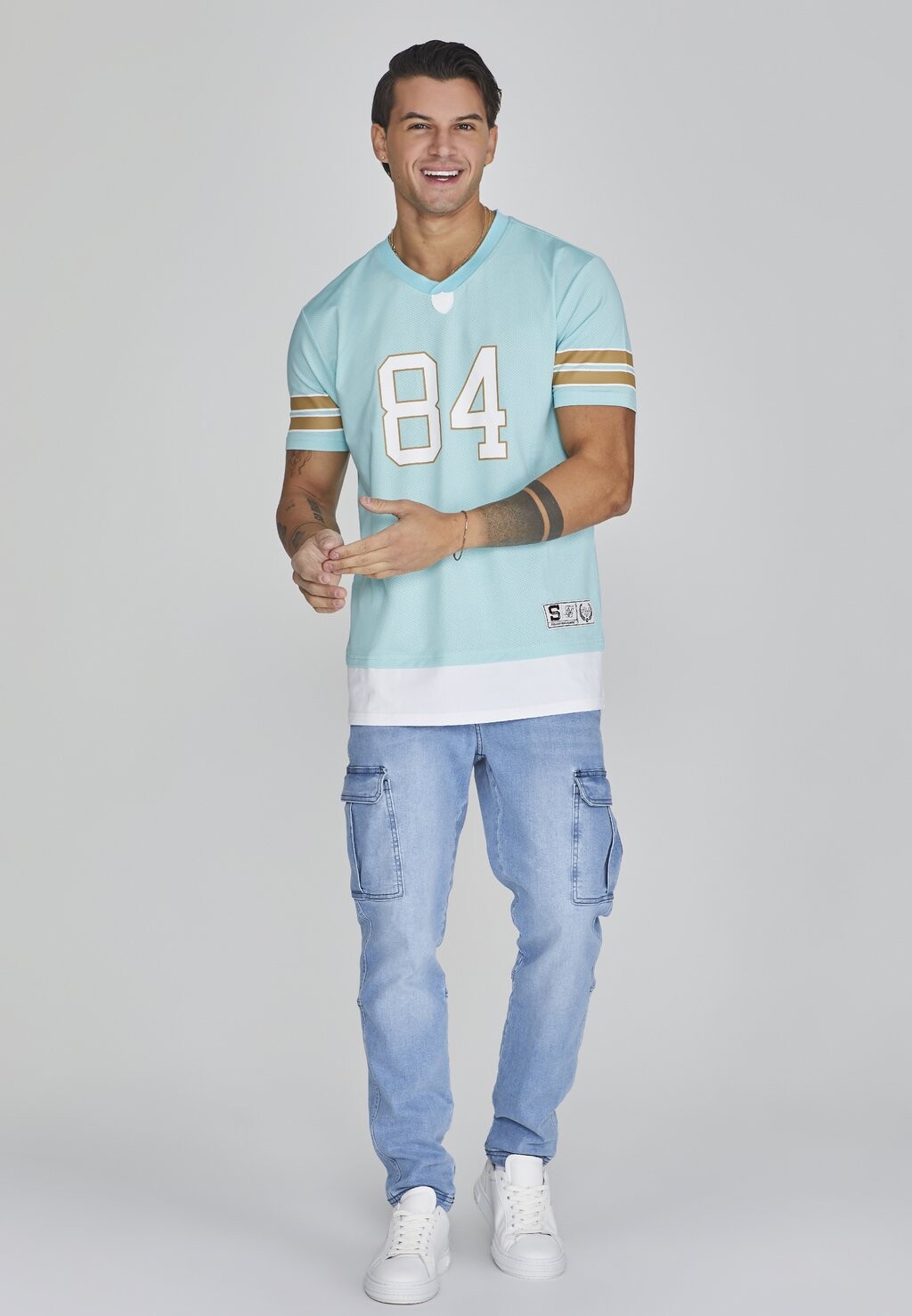 

Джинсы узкого кроя SIKSILK, цвет mid blue