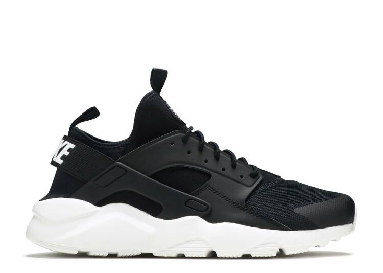

Кроссовки Nike AIR HUARACHE RUN ULTRA 'BLACK WHITE', черный, Черный;серый