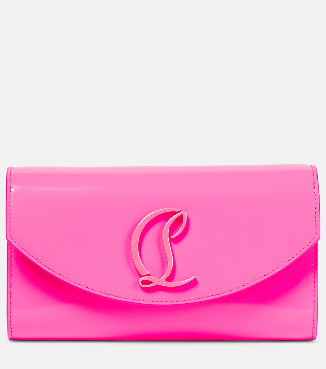 

Кожаный кошелек Loubi54 на цепочке Christian Louboutin, розовый