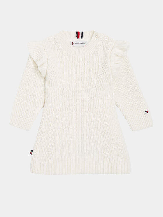 

Трикотажное платье обычного кроя Tommy Hilfiger, экрю