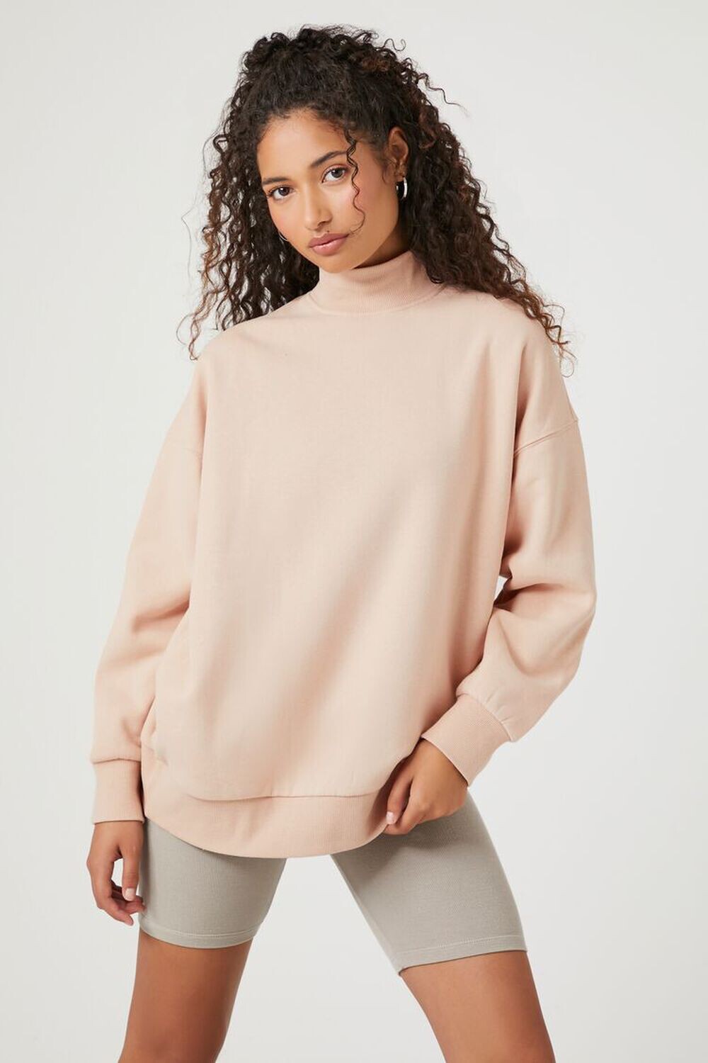 

Флисовый пуловер с воротником-стойкой Forever 21