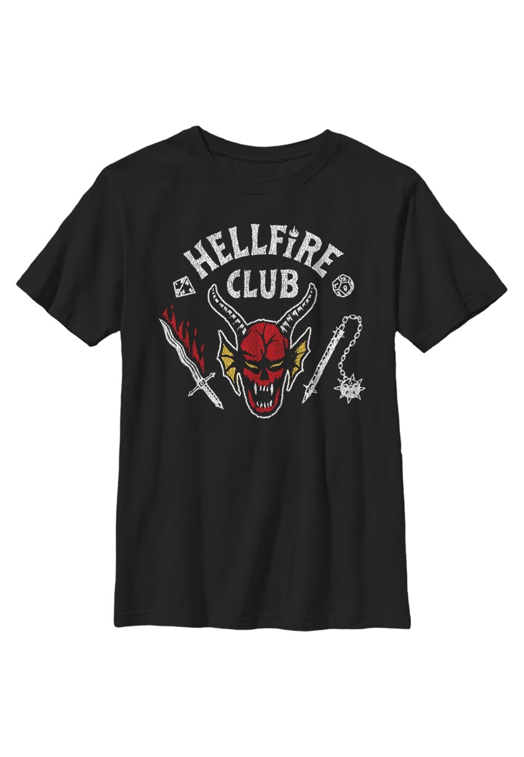 

Футболка с принтом Stranger Things Hellfire Club Henry Tiger, черный