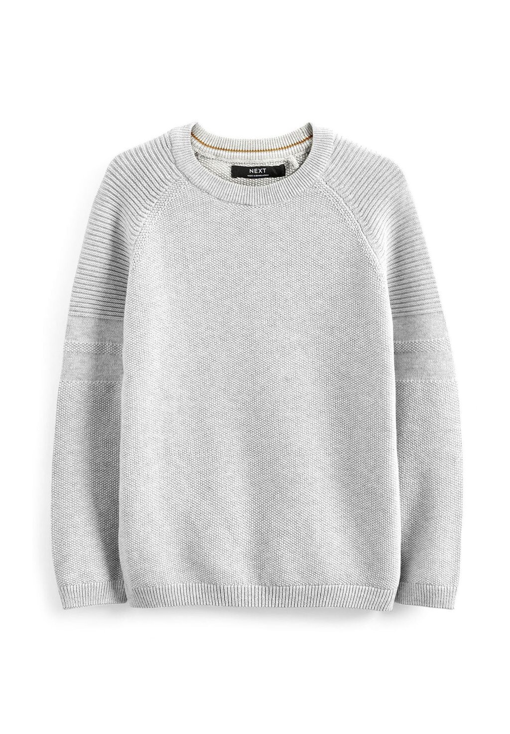 

Джемпер вязаный TEXTURED CREW WITHOUT STAG Next, цвет grey