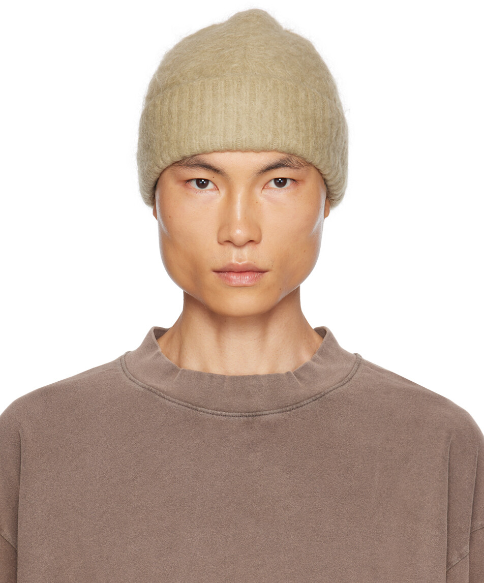 

Бежевая шапка из шерстяного мохера Acne Studios