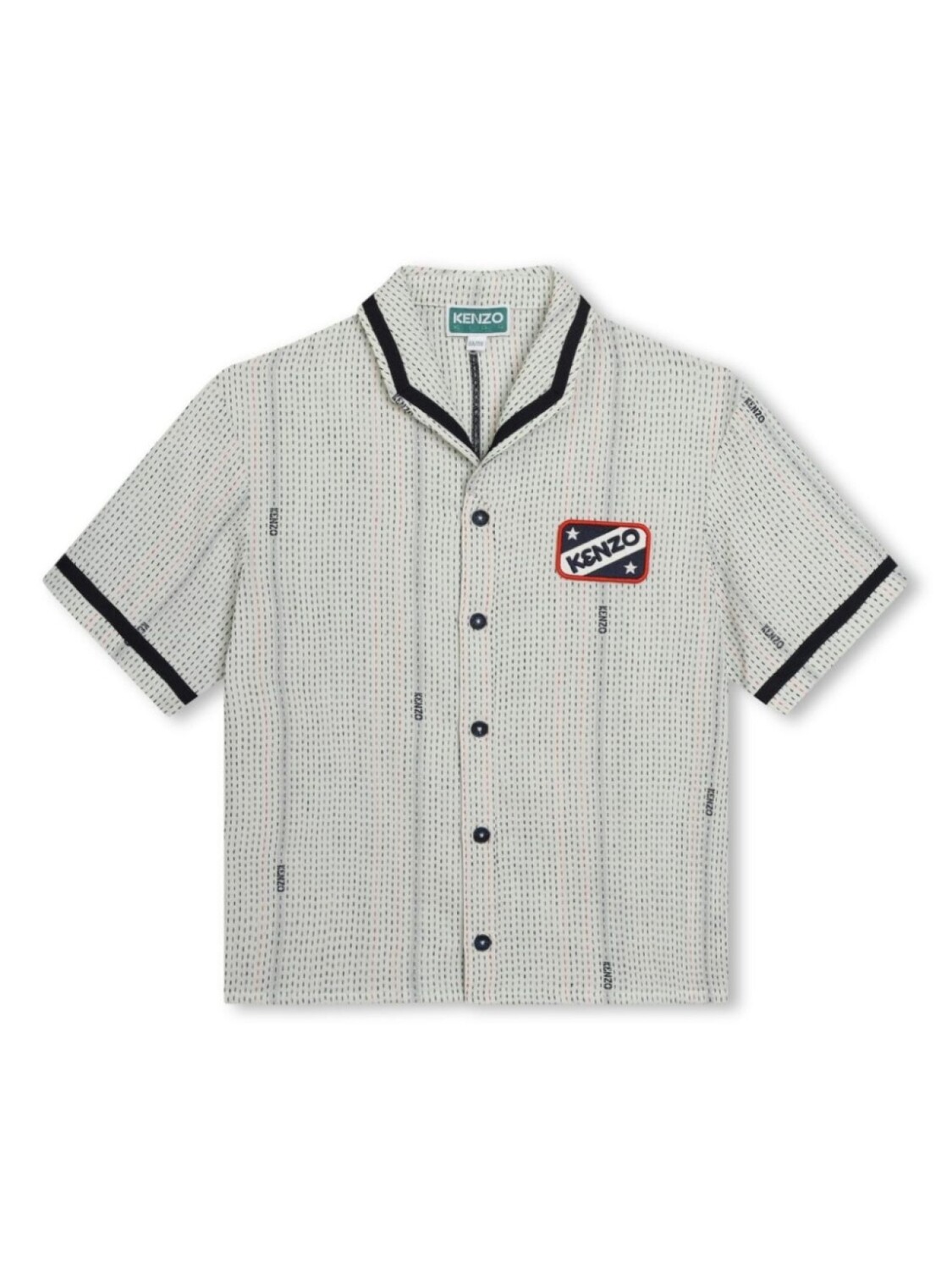 

Kenzo Kids рубашка с логотипом, белый