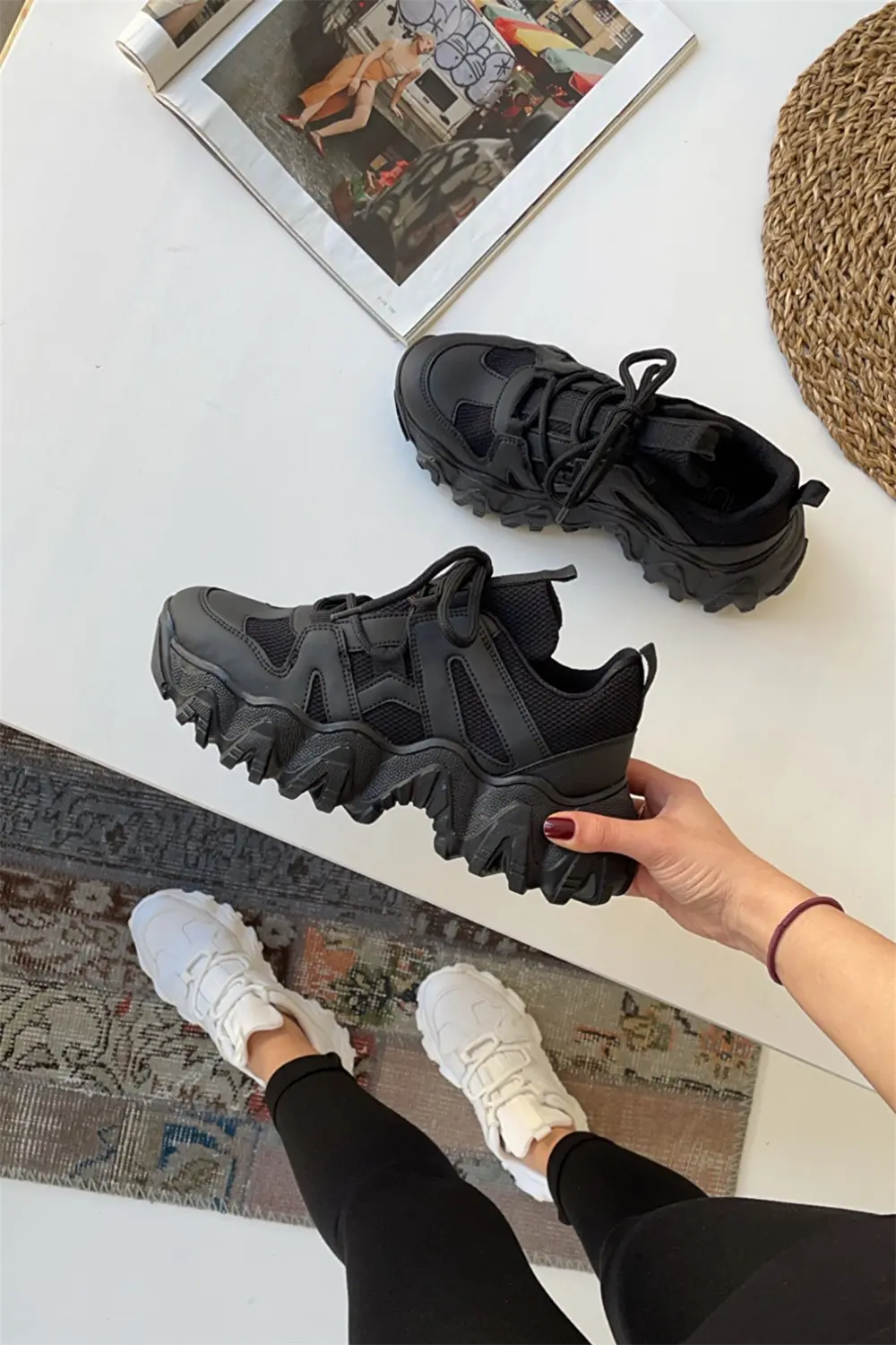 

Женская спортивная обувь ЧЕРНАЯ Mupa Shoes, черный