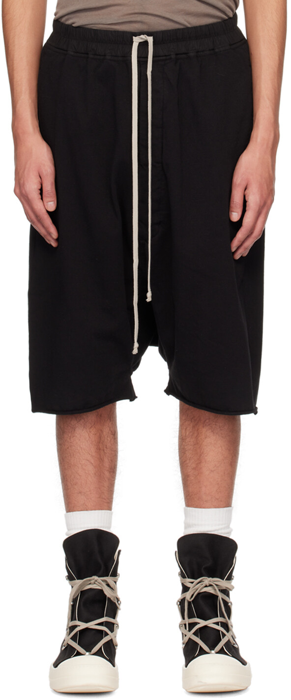 

Черные шорты Rick Owens Drkshdw
