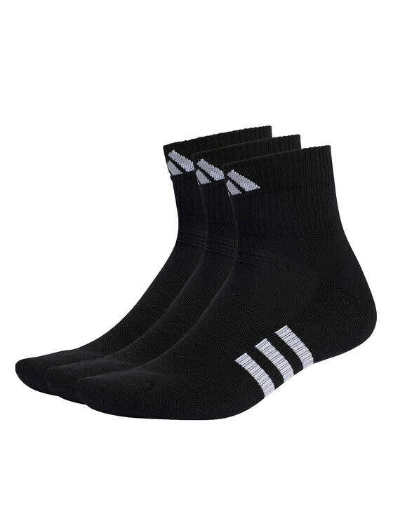 

Комплект из 3 низких носков унисекс Adidas, черный
